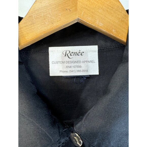 Vintage custom made Girls Night Out lightweight jean jacket bedazzled one of a k - Picture 3 of 9